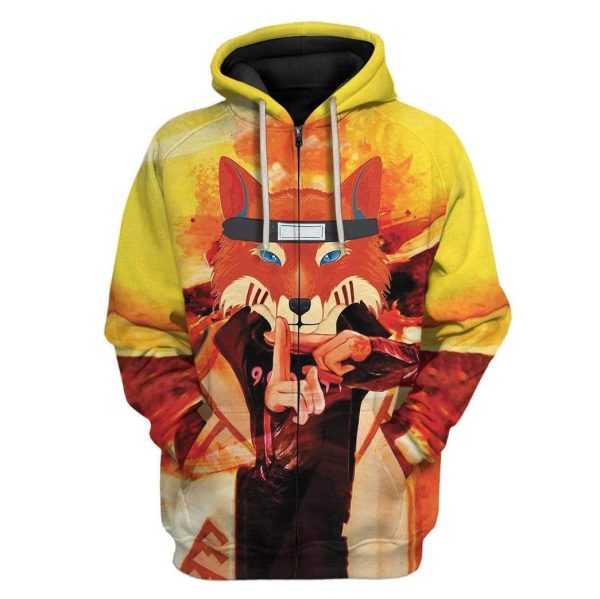 Red Fox Tranformation 3D Hoodie