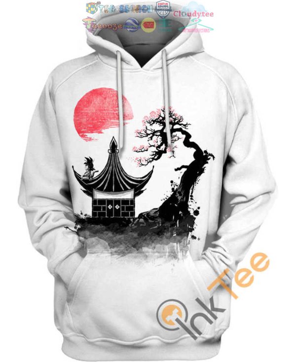 Red Sun Saiyan Hoodie 3D