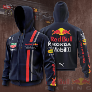 Redbull Racing Mobil1 Honda Navy 3D Shirt