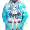 Rem Re Zero Hoodie 3D