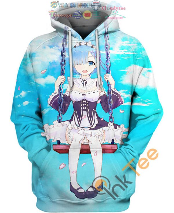 Rem Re Zero Hoodie 3D