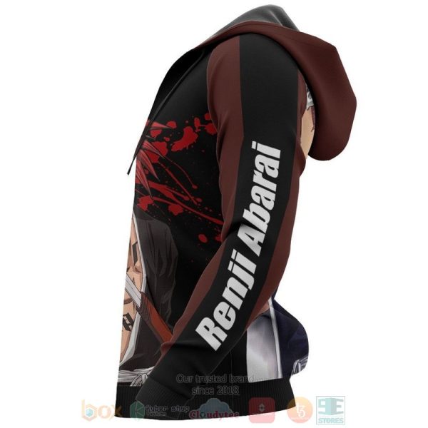 Renji Abarai Bleach Anime 3D Hoodie