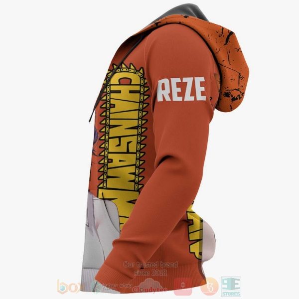 Reze Custom Chainsaw Man Anime 3D Hoodie