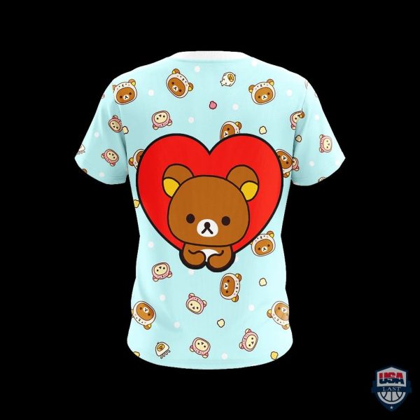 Rilakkuma Unisex 3D Hoodie T-Shirt