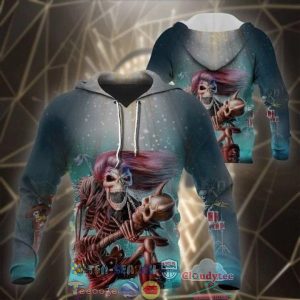 Rocker Skeleton 3D Hoodie