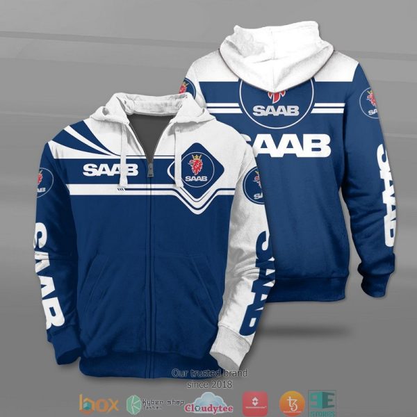 Saab Automobile Car Motor 3D Shirt