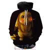 Sad Pikachu Pokemon Hoodie 3D