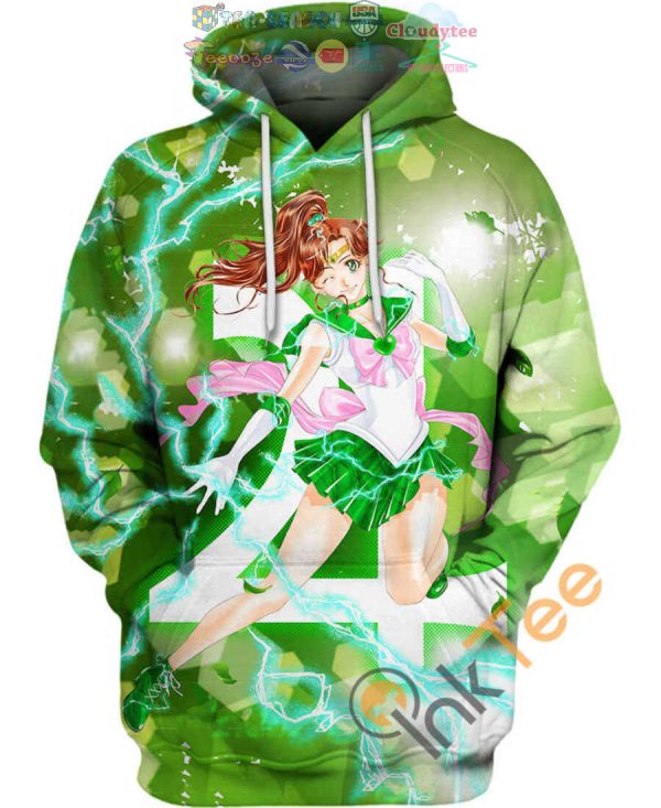 Sailor Jupiter Sailor Moon Hoodie 3D