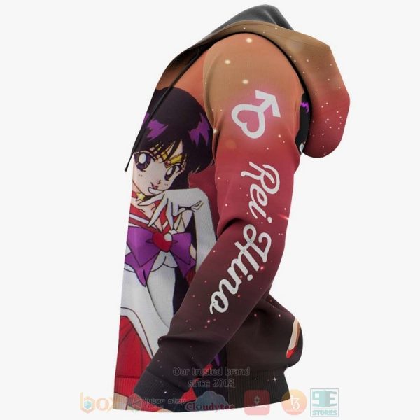 Sailor Mars Rei Hino Sailor Moon Anime 3D Hoodie