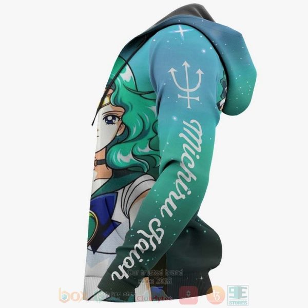 Sailor Neptune Michiru Kaioh Sailor Moon Anime 3D Hoodie