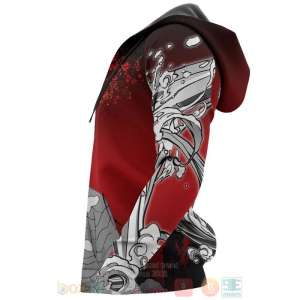 Sakonji Urokodaki Custom Kimetsu Anime Red 3D Hoodie