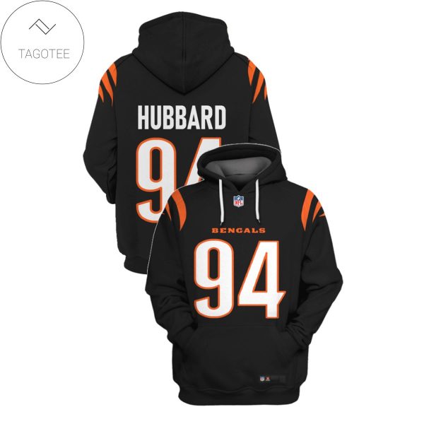 Sam Hubbard No 94 Cincinnati Bengals Black Hoodie