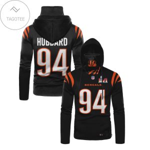 Sam Hubbard No 94 Cincinnati Bengals Black Mask Hoodie