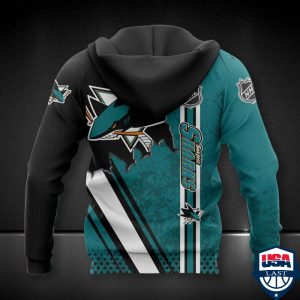 San Jose Sharks Nhl Ver 3 All Over Printed Hoodie