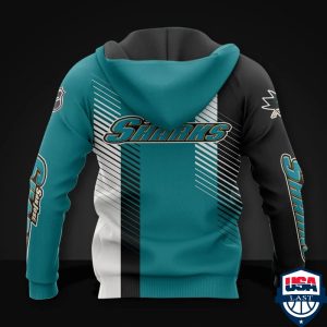 San Jose Sharks Nhl Ver 5 All Over Printed Hoodie