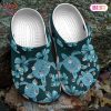 Sea Turtle With Flower Shoes Crocs – Sea Turtle Shoes Crocbland Clog For Women Girl Mother Daughter Sister Niece