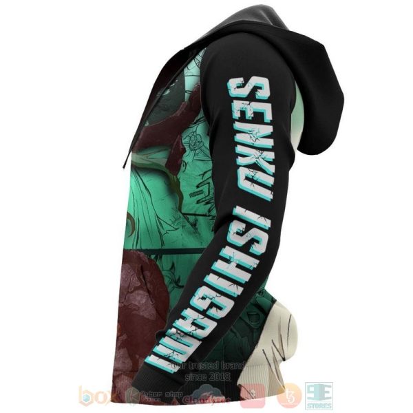 Senku Ishigamis Dr Stone Anime 3D Hoodie