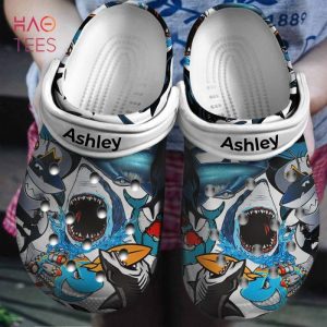 Shark Crocs Shoes Personalized With Your Name