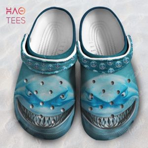 Shark Face Crocs Shoes Gifts For Shark Lovers