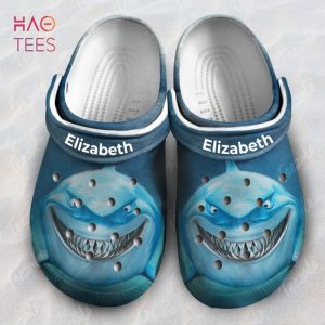 Shark Head Crocs Shoes Personalized With Your Name