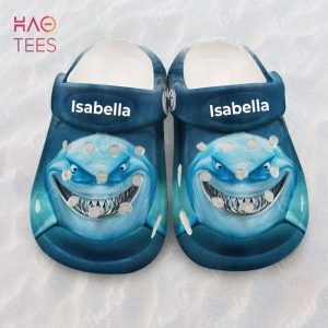 Shark Head Personalized Kids Crocs Shoes