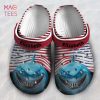 Shark Hole America Flag Personalized Clog Crocs Shoes