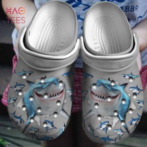 Shark Hole Crocs Shoes