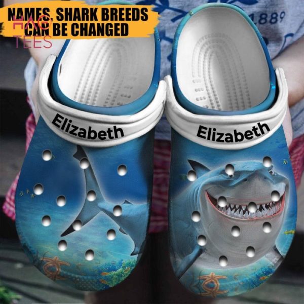 Shark Personalized Crocs Shoes Gift For Shark Lovers