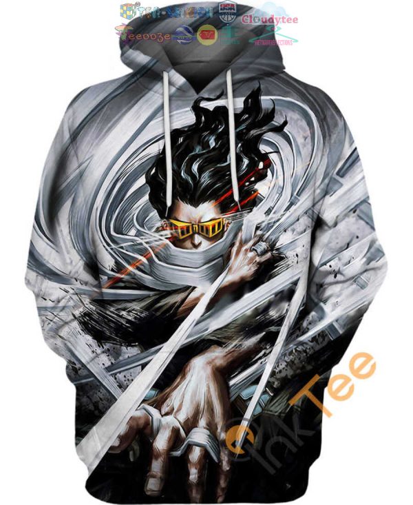 Shota Aizawa Erasure Hero Eraser Head My Hero Academia Hoodie 3D