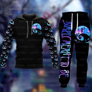 Simply Meant To Be Jack Skellington Full Print Combo Hoodie And Sweatpants