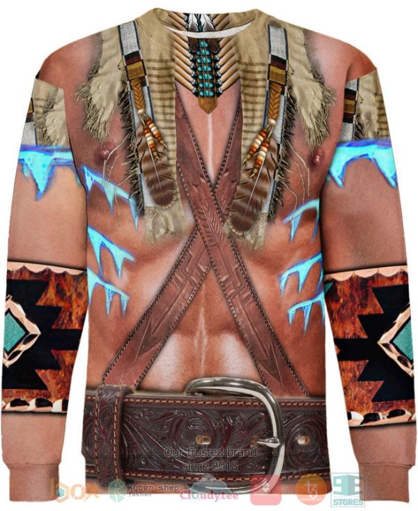 Skin Pattern Native American 3D Shirt