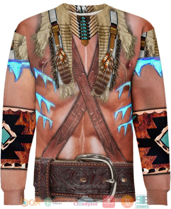 Skin Pattern Native American 3D Shirt