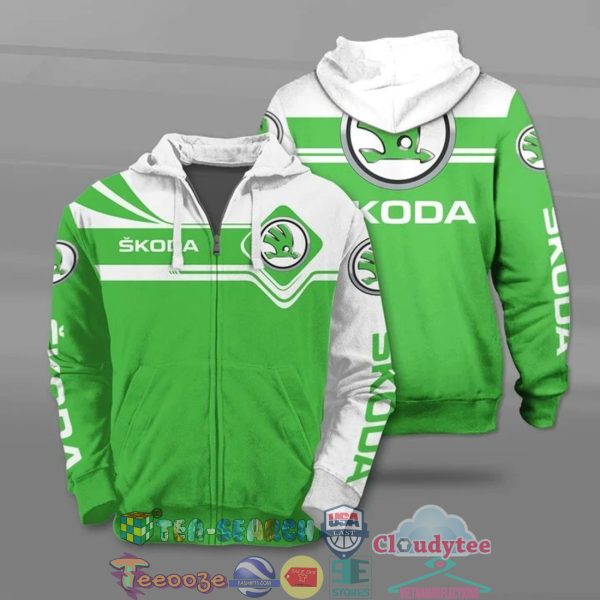 Skoda All Over Printed T-Shirt Hoodie