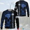 Skull Busch Light Beer 3D Shirt