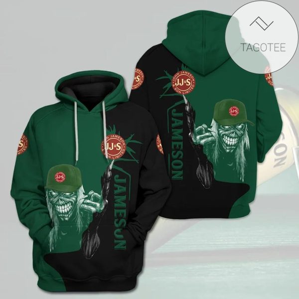 Skull Jameson All Over Print Hoodie