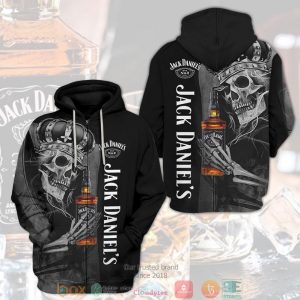 Skull King Jack Daniel’S No.7 3D Shirt