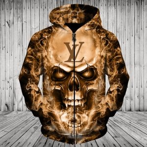 Skull Louis Vuitton Hoodie