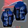 Skull Nfl Buffalo Bills 3D Hoodie