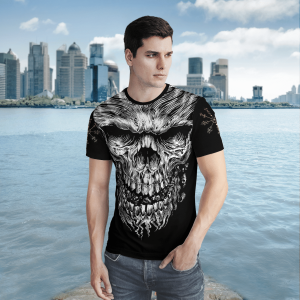 Skull Vegvisir 3D Shirt