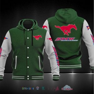 Smu Mustangs Baseball Hoodie Jacket