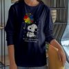 Snoopy Accpt Understand Love Autism Awareness Hoodie