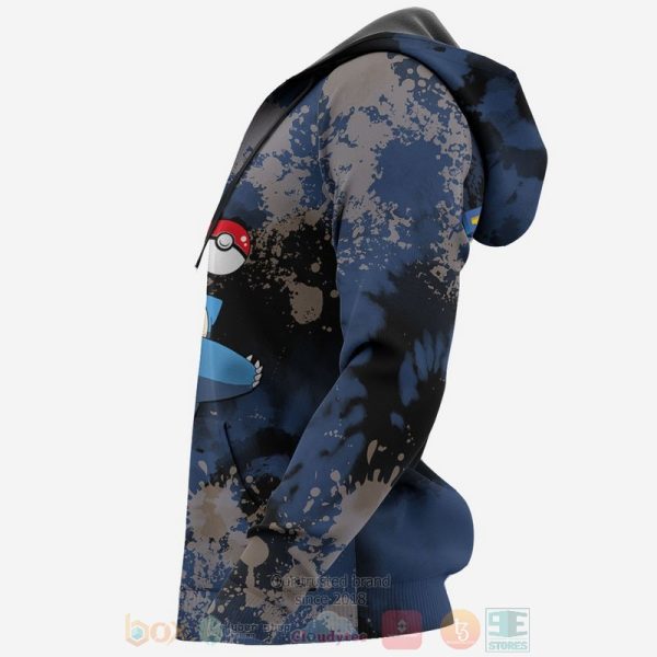 Snorlax Custom Pokemon Anime Tie Dye 3D Hoodie