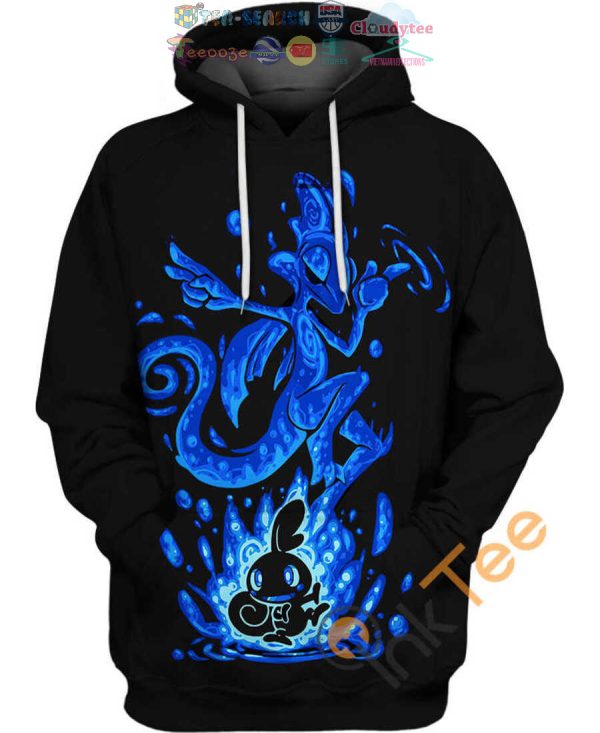 Sobble And Inteleon Pokemon Hoodie 3D