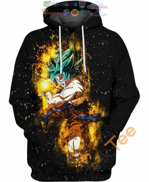 Son Goku Kamehameha Dragon Ball Hoodie 3D