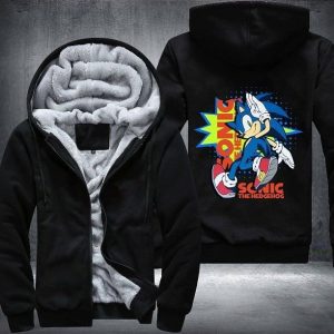 Sonic The Hedgehog Fleece Hoodie Jacket