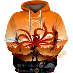 Soul Of Kurama Naruto Hoodie 3D