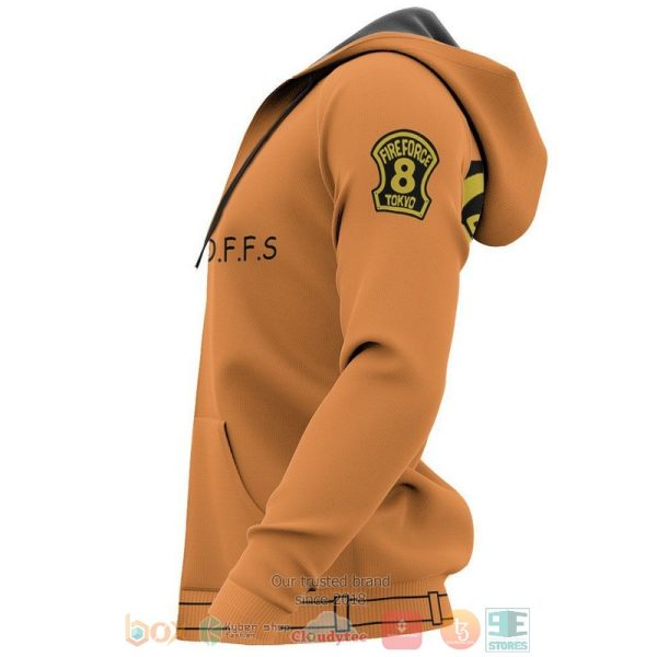 Special Fire Force Company 8 Casual Uniform Fire Force Anime 3D Hoodie