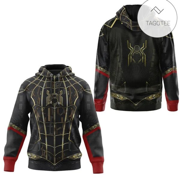 Spider Man Black Custom Hoodie