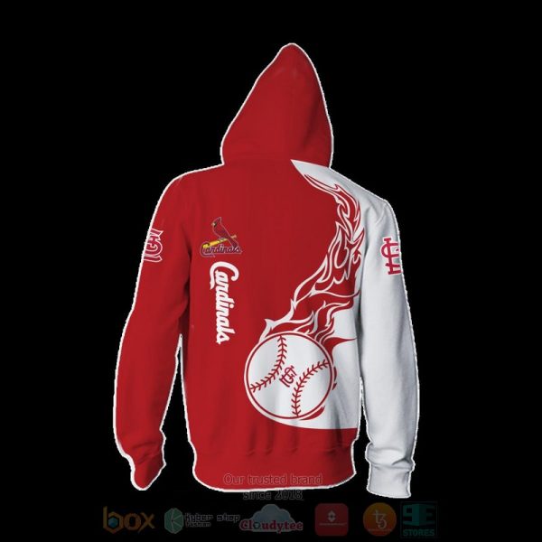 St. Louis Cardinals Mlb Fire New 3D Hoodie