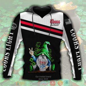 St. Patrick’S Day Gnome Coors Light 3D Hoodie